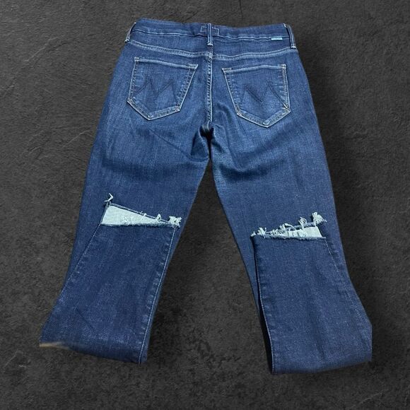 MOTHER The Looker Ankle Step Fray Bombay Lost And Found Sz 25” - Picture 2 of 8